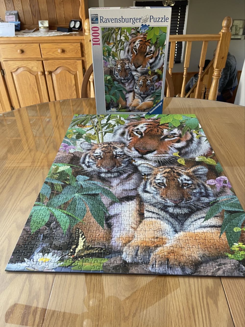 Tiger Family - Ravensburger puzzle collectible [Barcode 4005556191178] - Main Image 3