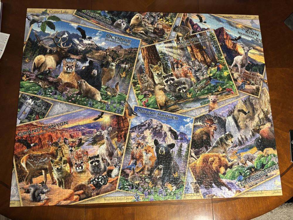 Postcard Parks - Ravensberger Puzzle puzzle collectible [Barcode 4005556166978] - Main Image 2