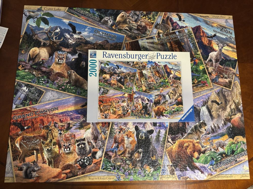 Postcard Parks - Ravensberger Puzzle puzzle collectible [Barcode 4005556166978] - Main Image 3