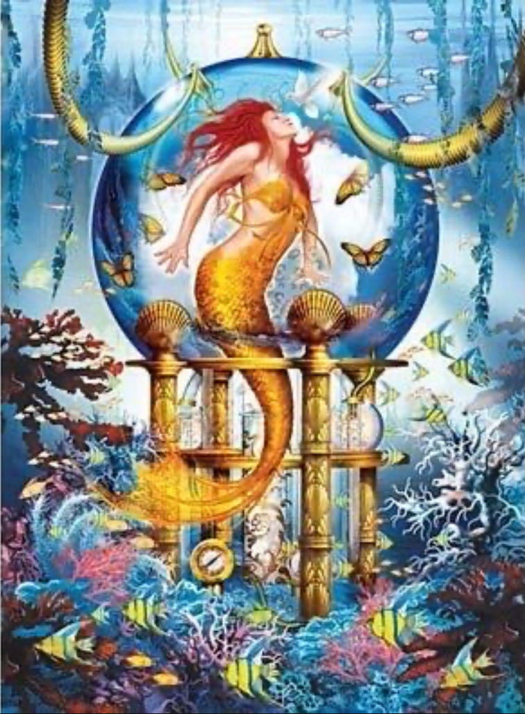 Blue Mermaid - LPF (Lafayette Puzzle Factory) puzzle collectible [Barcode 4895145400640] - Main Image 2