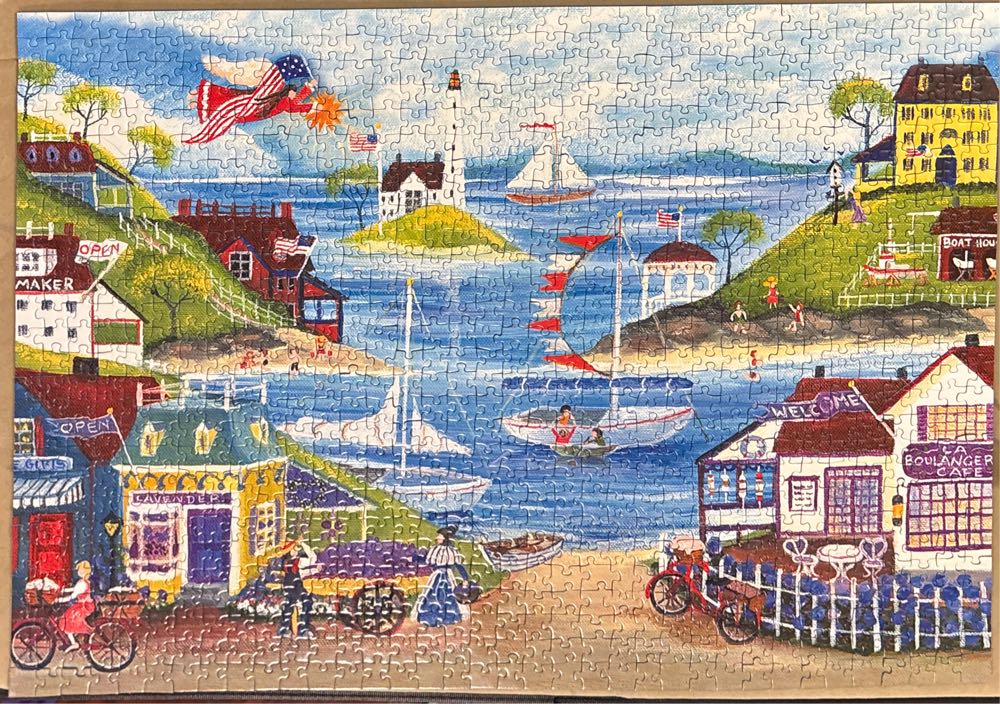 Lovely Seaside - Ravensburger puzzle collectible [Barcode 666273809766] - Main Image 3