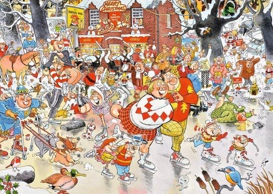 Christmas On Ice - Falcon de luxe puzzle collectible [Barcode 8710126112236] - Main Image 2