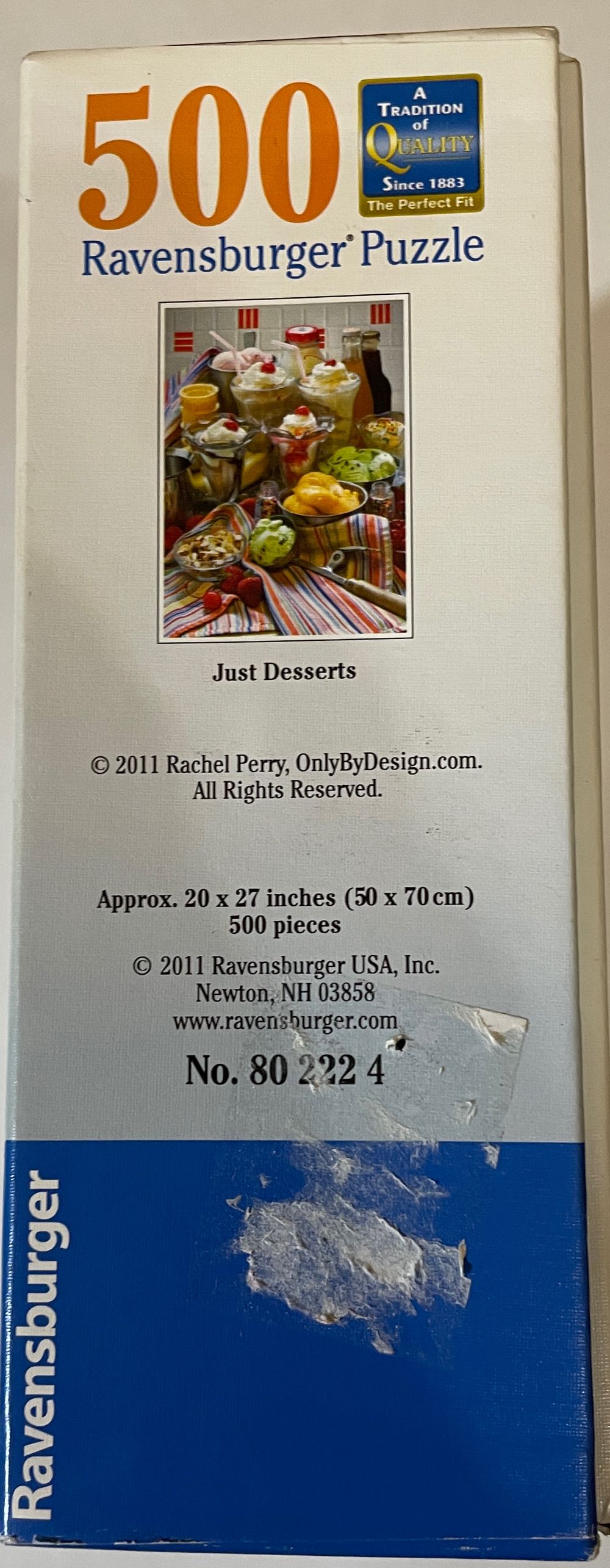 Just Desserts - Ravensburger puzzle collectible [Barcode 666273802224] - Main Image 2