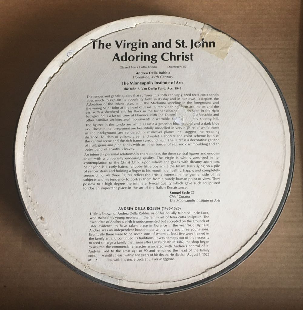 The Virgin and St John Adoring Christ - Springbok (Vintage) puzzle collectible - Main Image 2