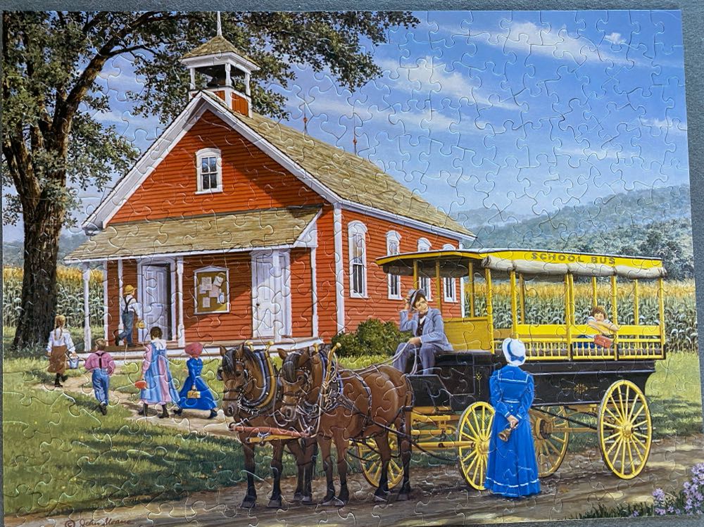 SOLD-Morning Ma’am - Bits And Pieces puzzle collectible [Barcode 192949031365] - Main Image 2