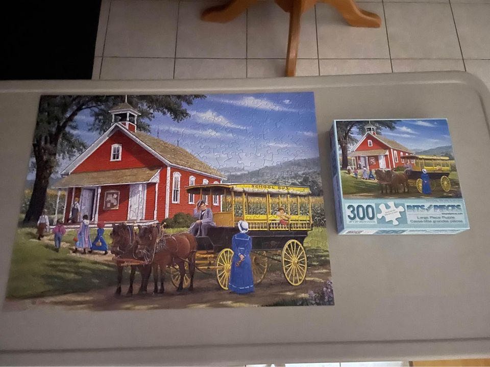 SOLD-Morning Ma’am - Bits And Pieces puzzle collectible [Barcode 192949031365] - Main Image 4