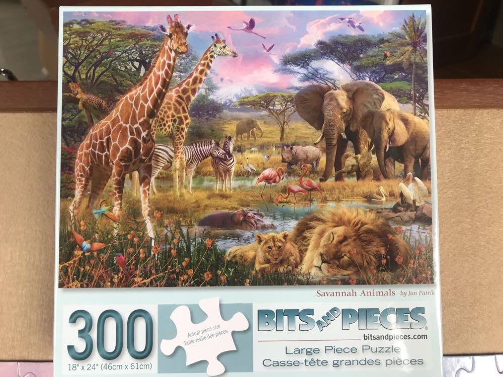 Savannah Animals 💎 - Bits And Pieces puzzle collectible [Barcode 192949000361] - Main Image 3