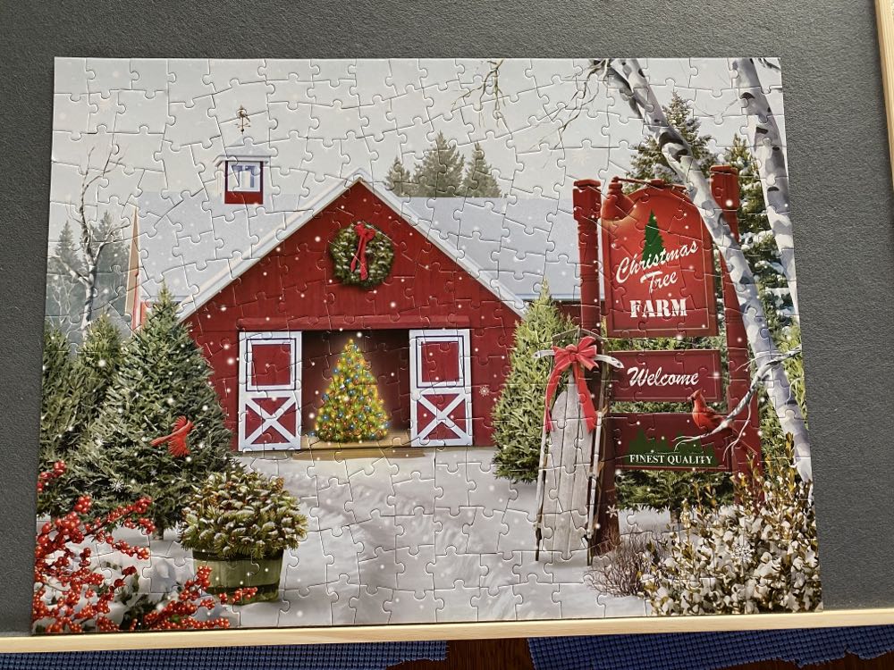MIA: Christmas Tree Farm - Bits And Pieces puzzle collectible [Barcode 192949045249] - Main Image 2