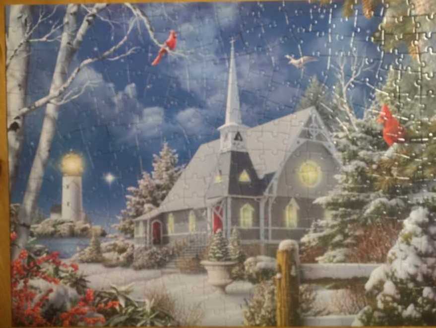 Guiding Lights  (Jerry Kramer) - Bits & Pieces puzzle collectible [Barcode 192949035233] - Main Image 3