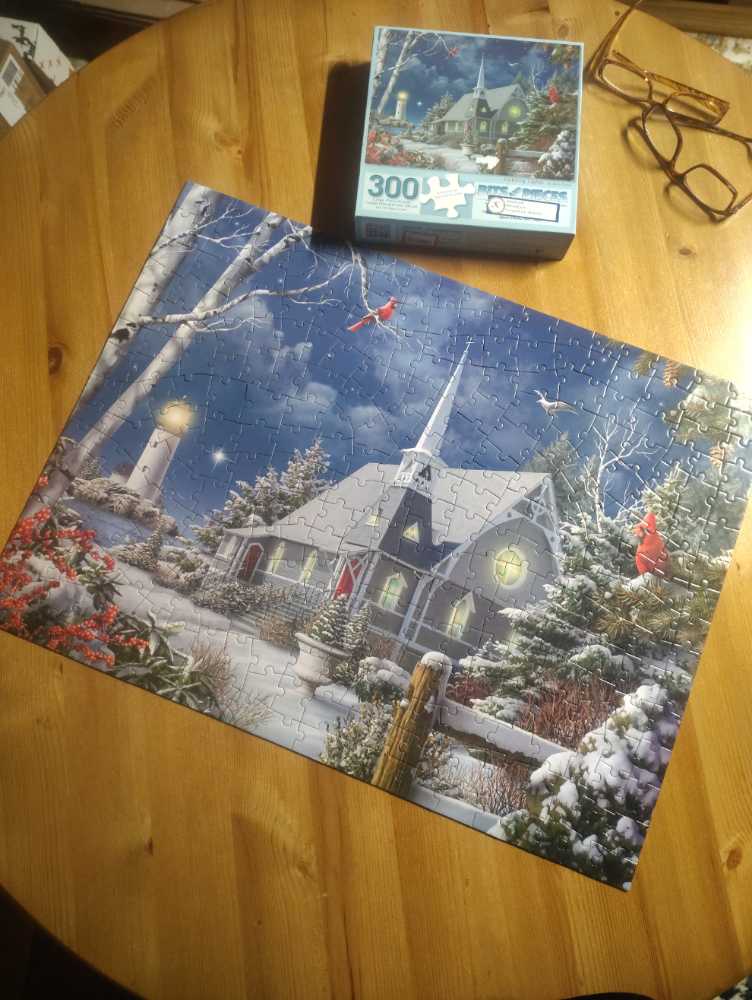 Guiding Lights  (Jerry Kramer) - Bits & Pieces puzzle collectible [Barcode 192949035233] - Main Image 4