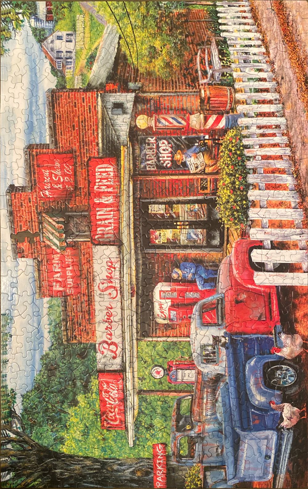 Saturday Morning At The Shop - SunsOut puzzle collectible [Barcode 796780286306] - Main Image 4