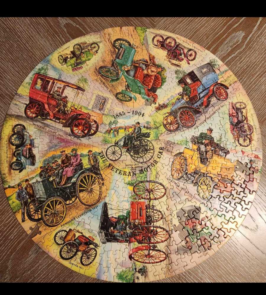 The Veteran Motor Car * 1885-1904-680, 8/27/24 - Springbok puzzle collectible - Main Image 2