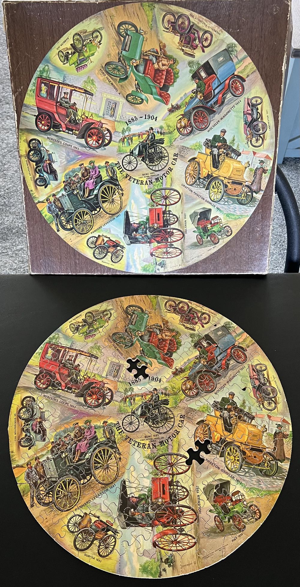 The Veteran Motor Car * 1885-1904-680, 8/27/24 - Springbok puzzle collectible - Main Image 4