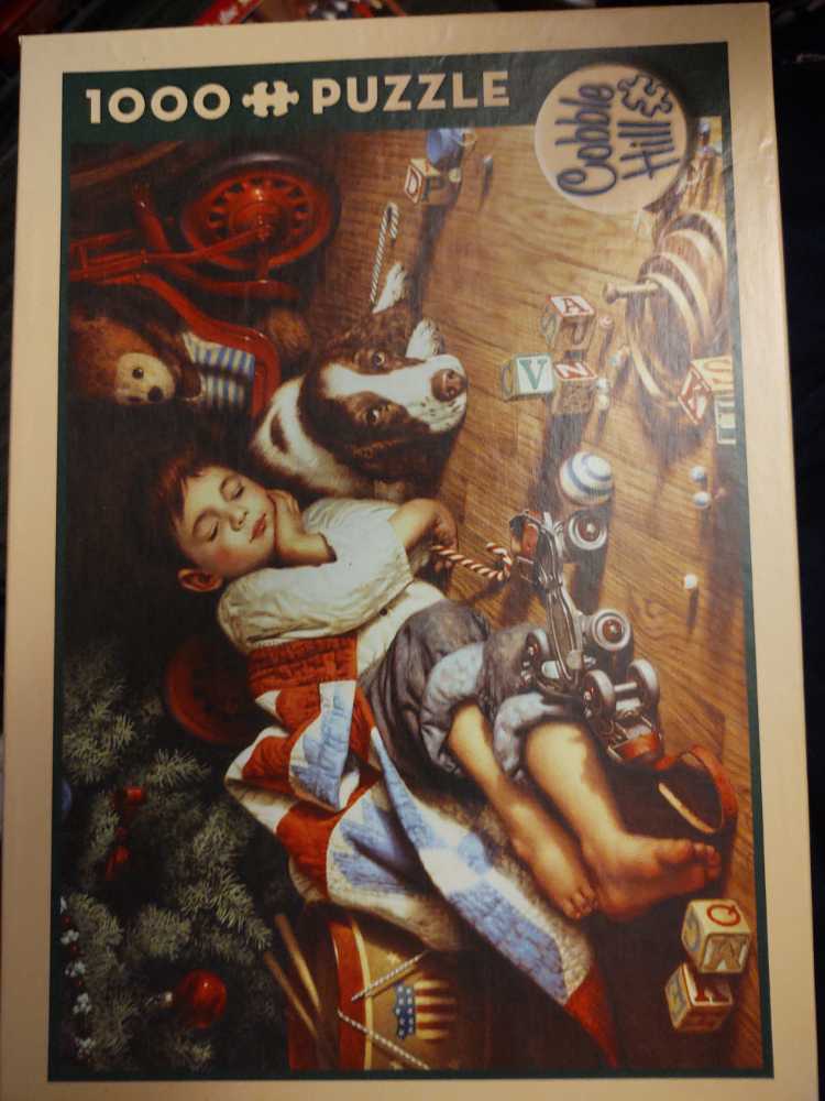 To All A Good Night X - Cobble Hill puzzle collectible [Barcode 625012516297] - Main Image 2