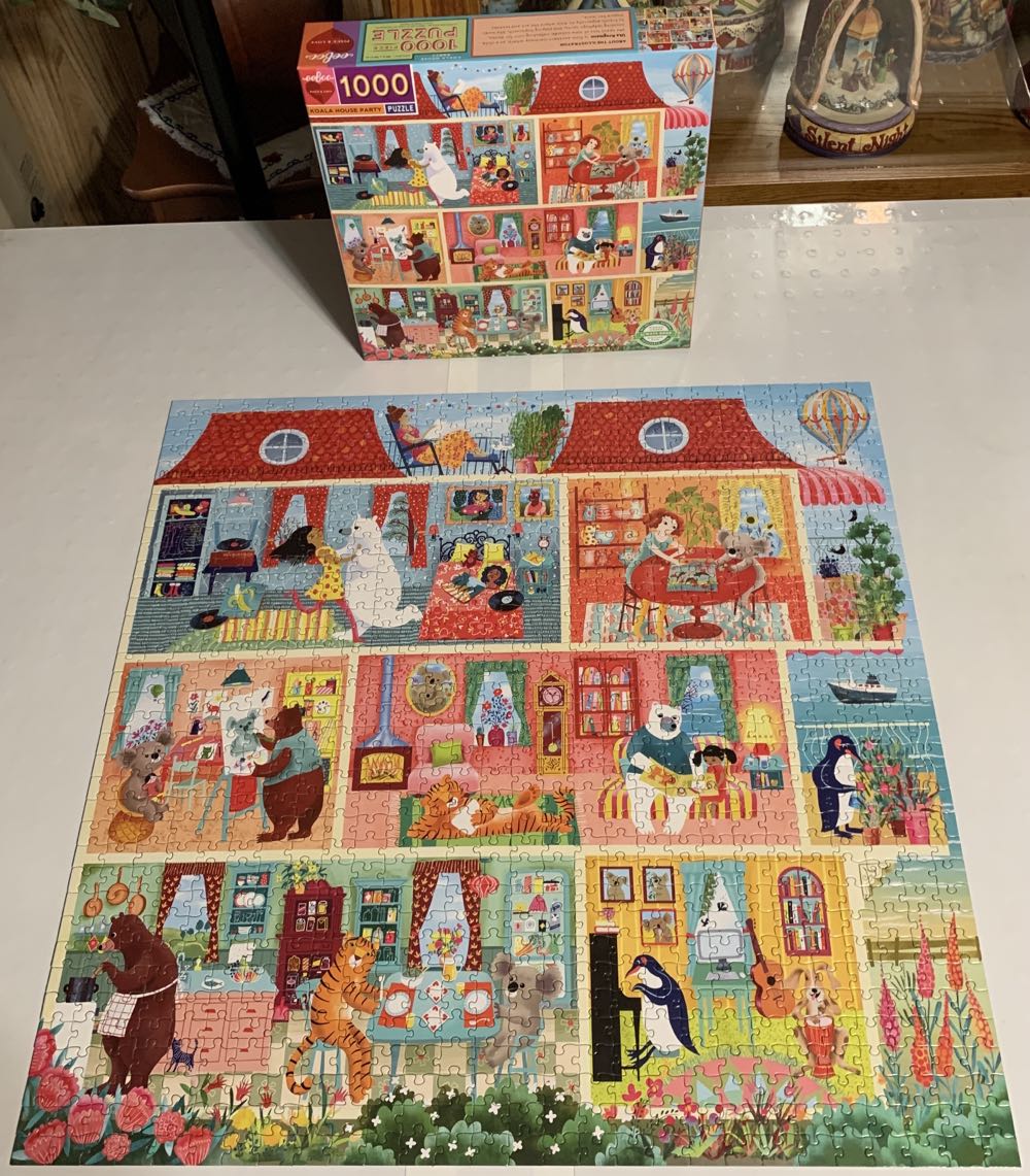 Koala House Party - eeBoo Piece & Love puzzle collectible [Barcode 689196511097] - Main Image 2