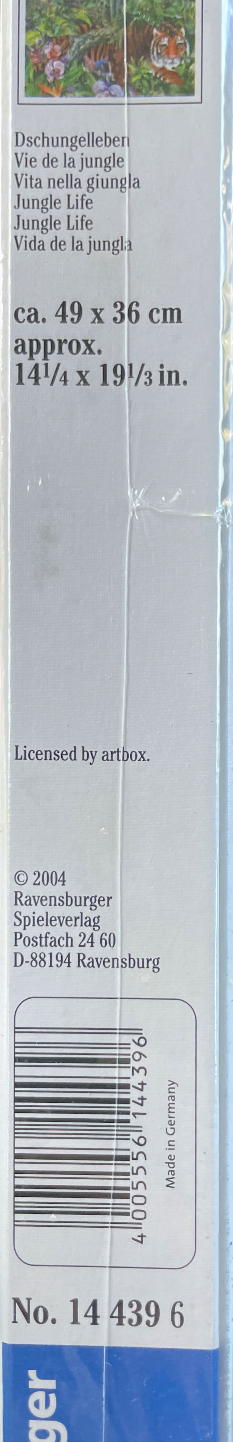 Jungle Life - Ravensburger puzzle collectible [Barcode 4005556144396] - Main Image 2