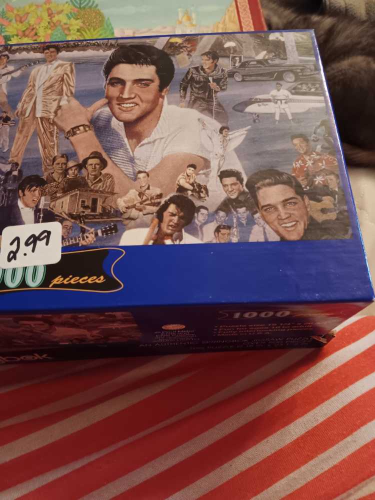 Elvis Presley - Hoyle puzzle collectible [Barcode 041187056015] - Main Image 2