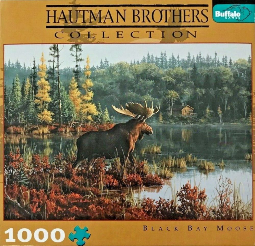 Black Bay Moose (NIB)🫎 - Buffalo puzzle collectible [Barcode 079346011346] - Main Image 2