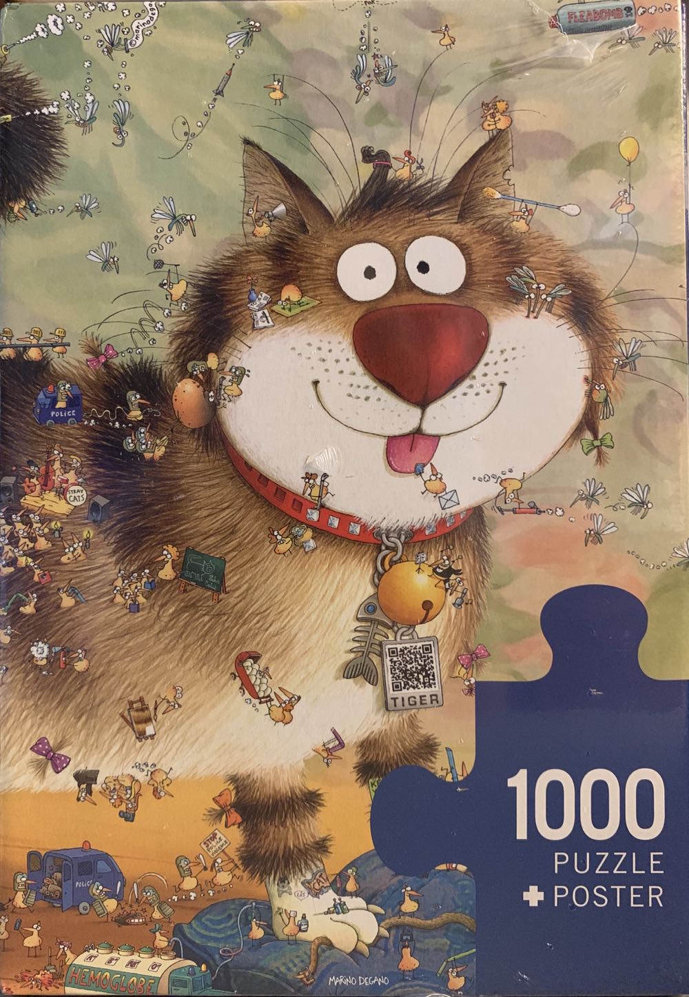 Heye Cat’s Life Piece Marino Degano Jigsaw Puzzle - HEYE puzzle collectible [Barcode 4001689295691] - Main Image 2