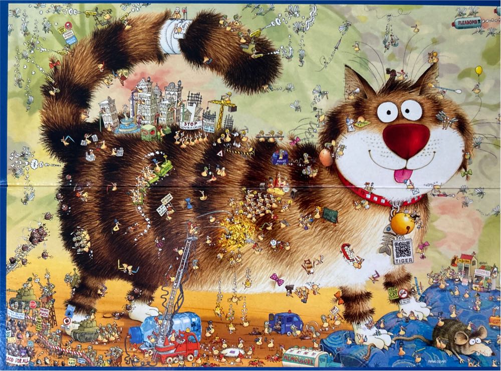 Heye Cat’s Life Piece Marino Degano Jigsaw Puzzle - HEYE puzzle collectible [Barcode 4001689295691] - Main Image 3