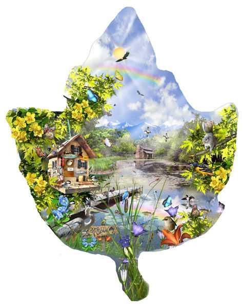 Summer Splendor - SunsOut puzzle collectible [Barcode 796780952539] - Main Image 2