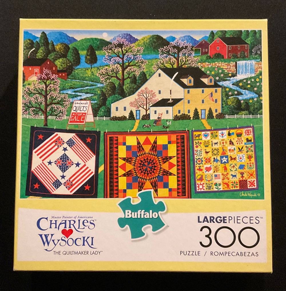 The Quiltmaker Lady - Buffalo Games puzzle collectible [Barcode 079346026289] - Main Image 2