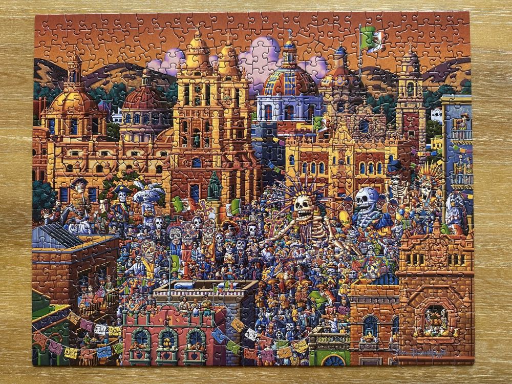 Day Of The Dead Jigsaw Puzzle 500 Pieces 16” X 20” - Dowdle Puzzles puzzle collectible [Barcode 671095204620] - Main Image 2