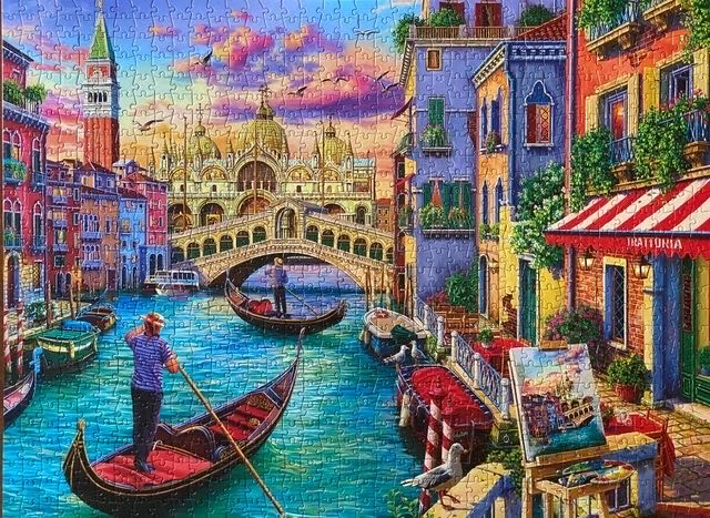 Sights Of Venice - Buffalo puzzle collectible [Barcode 079346994960] - Main Image 2