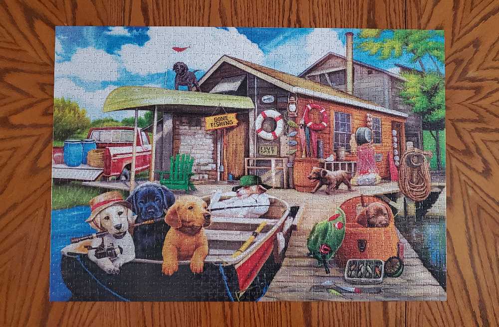 Gone Fishin’ - Puzzle Collector puzzle collectible [Barcode 4895145414395] - Main Image 2