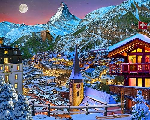 The Majestic Matterhorn - Vermont Christmas Company puzzle collectible [Barcode 819273021441] - Main Image 1