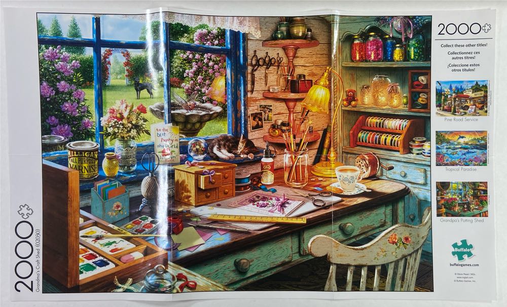Grandma’s Craft Shed - Buffalo Games puzzle collectible [Barcode 079346020300] - Main Image 4