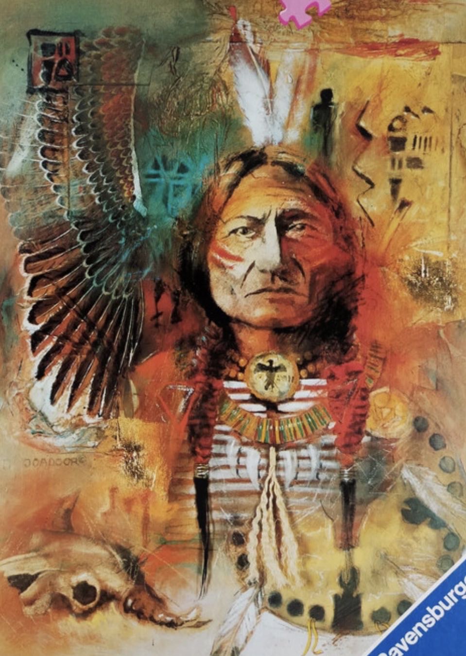 Indian Chief - Ravensburger puzzle collectible [Barcode 4005556157013] - Main Image 3
