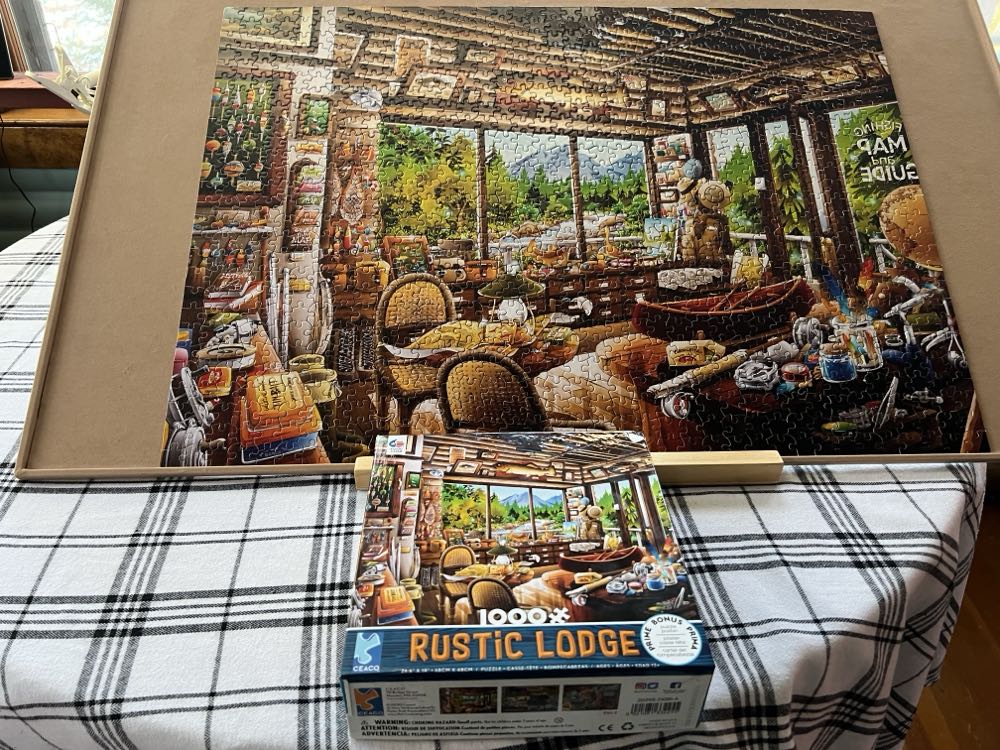 Rustic Lodge - Work & Sell - Ceaco puzzle collectible [Barcode 021081332255] - Main Image 3