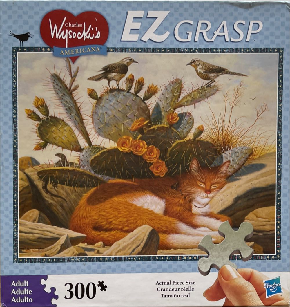 Charles Wysocki - A Prickly Pair And Poncho - Hasbro puzzle collectible [Barcode 653569519706] - Main Image 2