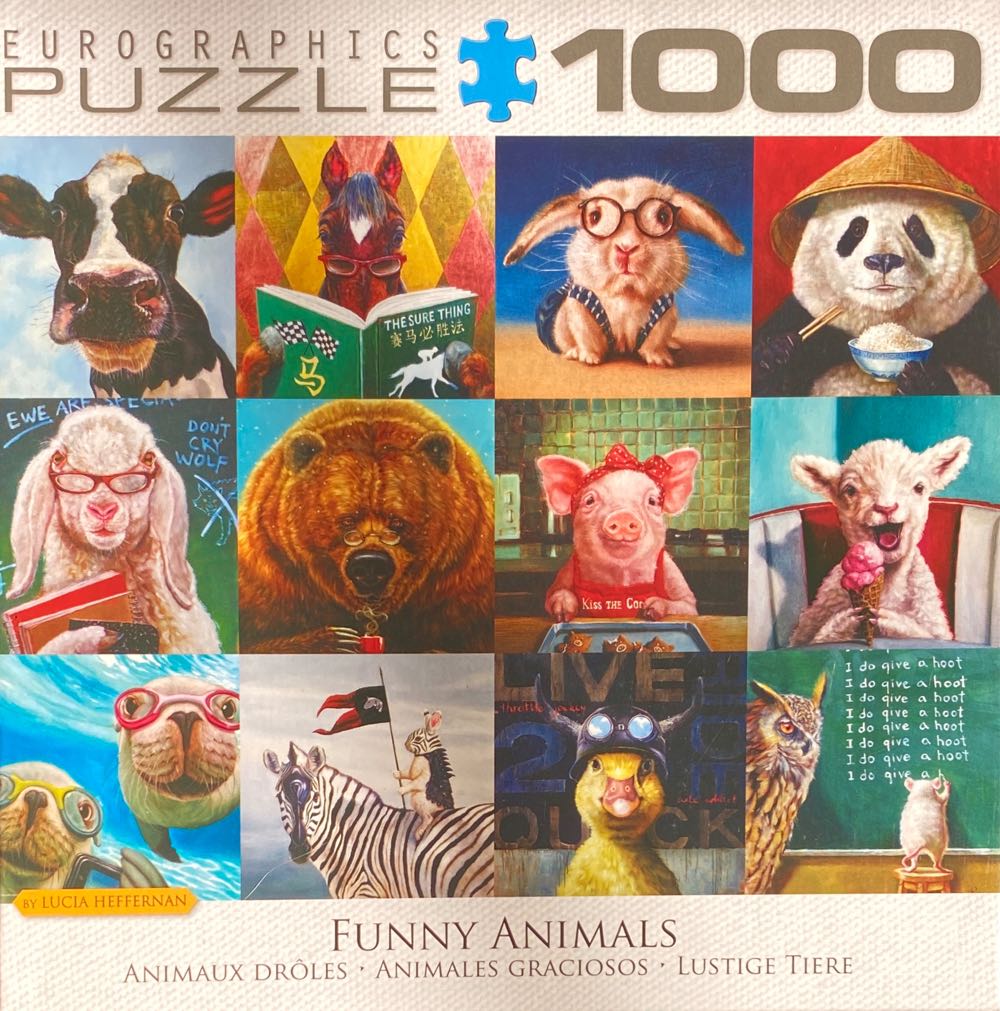 Funny Animals - Eurographics puzzle collectible [Barcode 628136555241] - Main Image 2