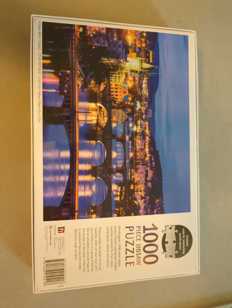 Vltava River Prague Czech Republic  - Mindbogglers/Hinkler puzzle collectible [Barcode 9781488910418] - Main Image 2