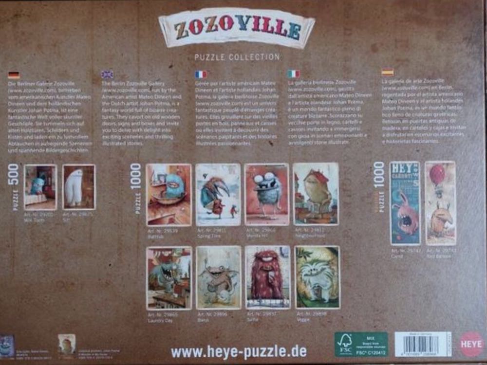 Zozoville Banjo (Ewelina Messenger) - Heye Puzzle puzzle collectible [Barcode 4001689298968] - Main Image 2