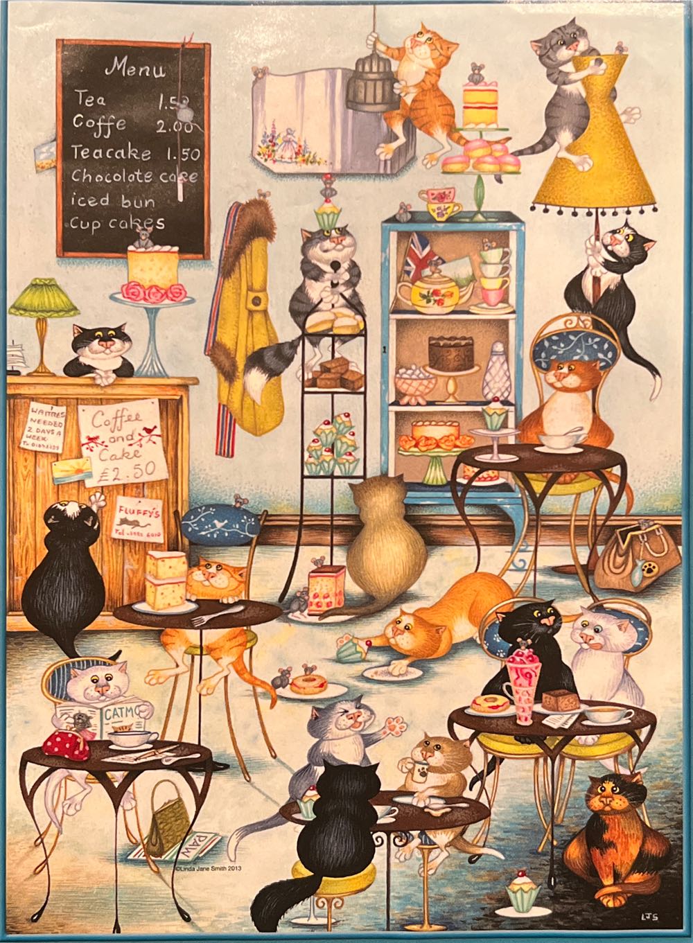 Crazy Cats… teatime treats - Ravensburger puzzle collectible [Barcode 4005556140756] - Main Image 3