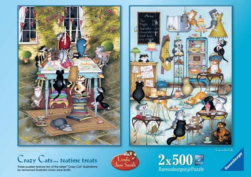 Crazy Cats… teatime treats - Ravensburger puzzle collectible [Barcode 4005556140756] - Main Image 4