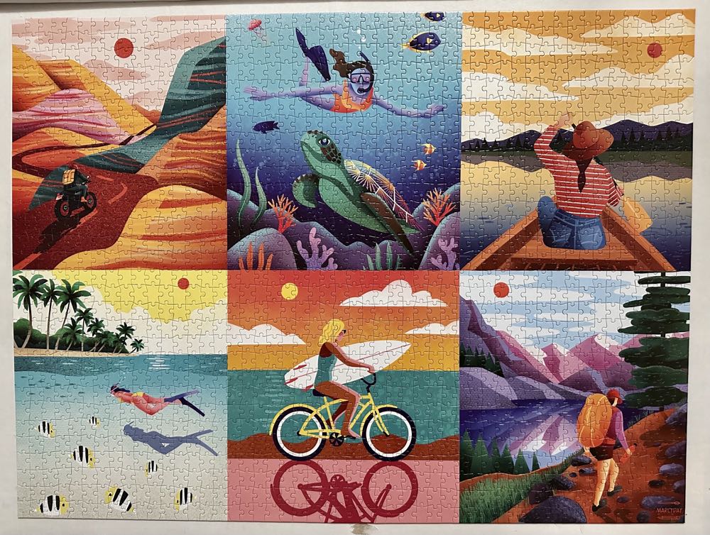 Sold - Wanderlust - Buffalo puzzle collectible [Barcode 079346024407] - Main Image 2