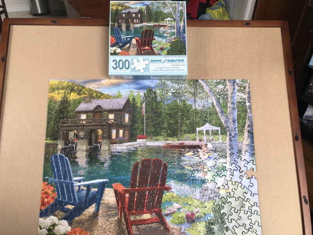 Summer At The Boathouse - Bits & Pieces puzzle collectible [Barcode 192949039859] - Main Image 2