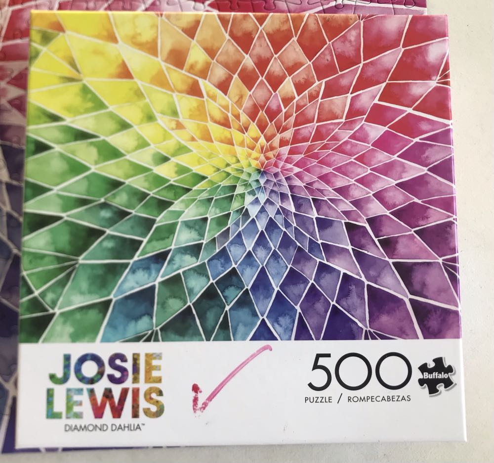 Diamond Dahlia - Buffalo Games puzzle collectible [Barcode 079346031306] - Main Image 3