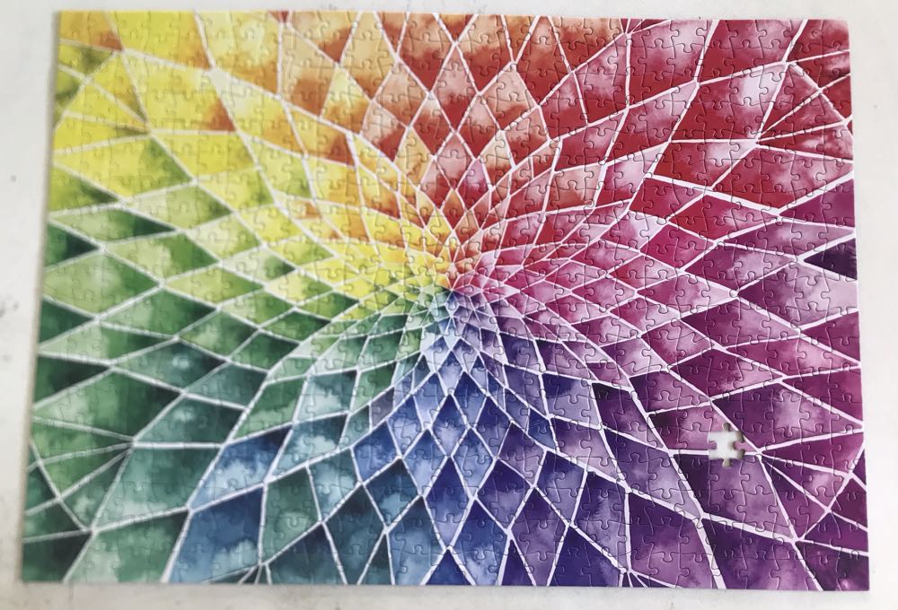 Diamond Dahlia - Buffalo Games puzzle collectible [Barcode 079346031306] - Main Image 4