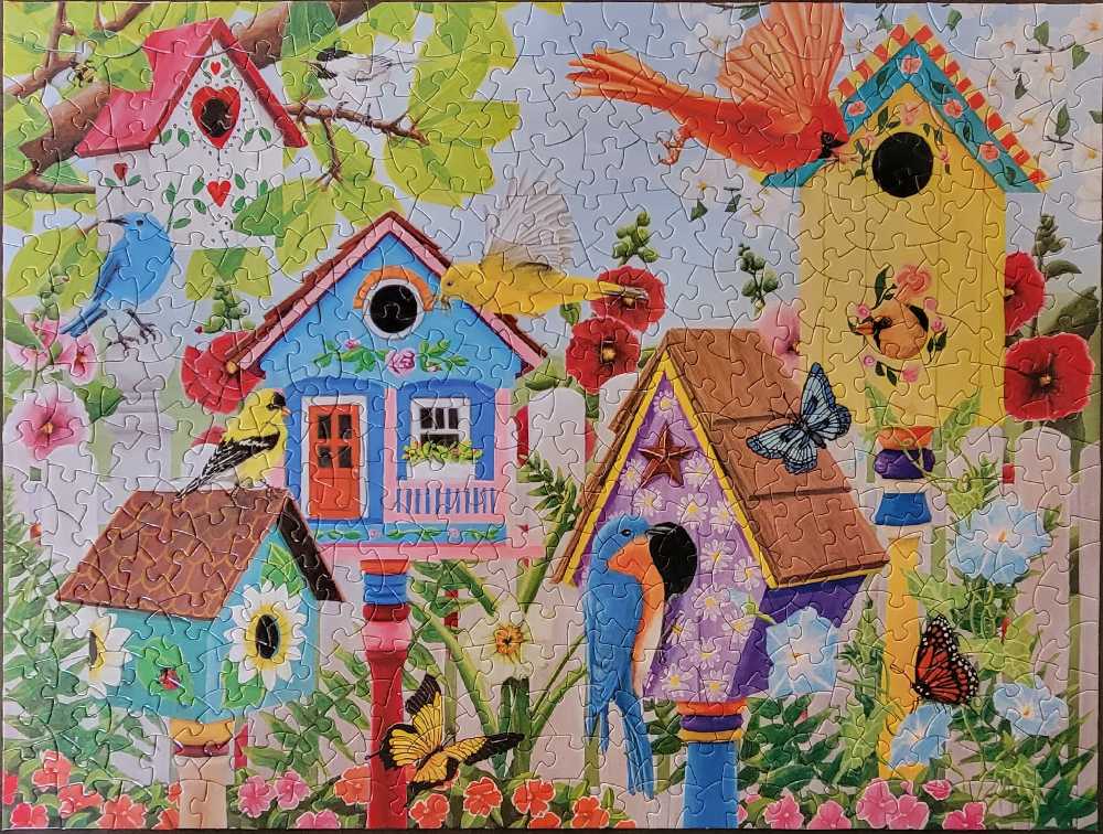 Birdhouse Garden - Bits & Pieces puzzle collectible [Barcode 192949039613] - Main Image 2