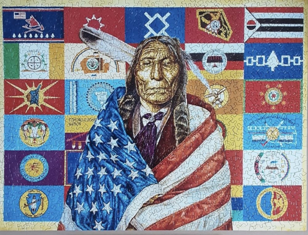 Flags Of Our Fathers - SunsOut puzzle collectible [Barcode 796780400856] - Main Image 3