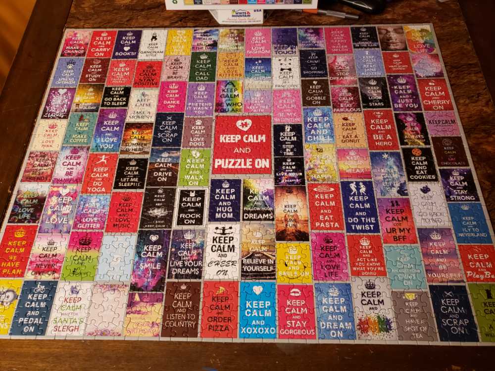 Keep Calm Puzzle On - Hart Puzzles puzzle collectible [Barcode 704846705746] - Main Image 2