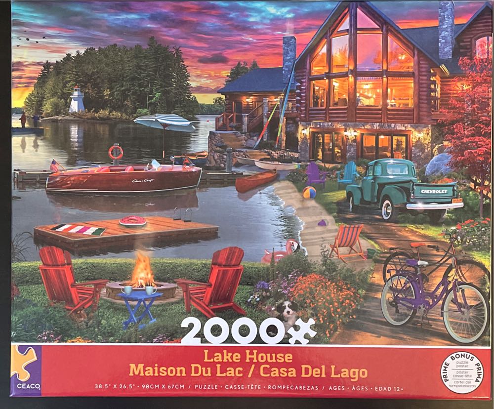 Lake House - Ceaco puzzle collectible [Barcode 021081350259] - Main Image 2