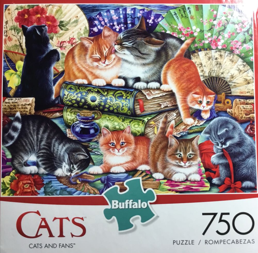 Cats And Fans - Buffalo puzzle collectible [Barcode 079346172863] - Main Image 2