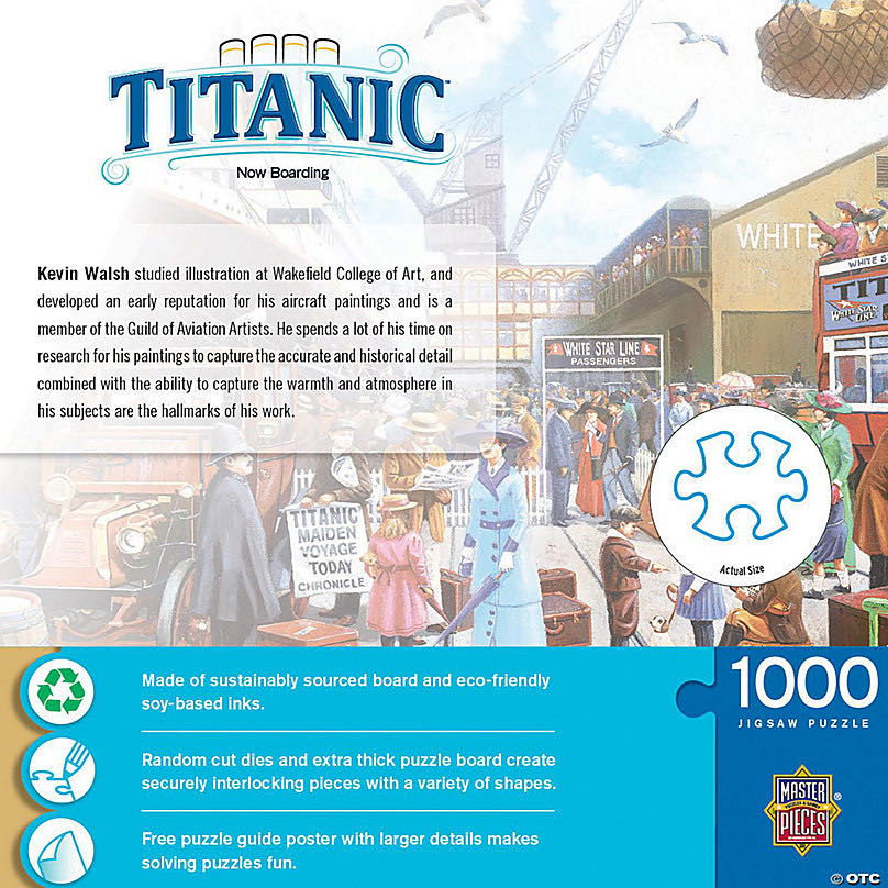 Titanic Now Boarding - MasterPieces puzzle collectible [Barcode 705988603464] - Main Image 3