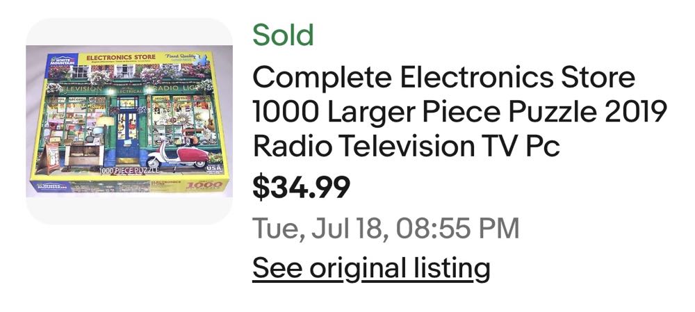 Electronics Store C - White Mountain puzzle collectible - Main Image 2